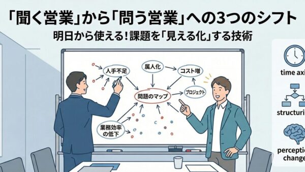 「聞く営業」から「問う営業」になろう