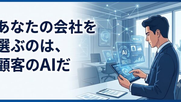 知らないうちに案件が静かに消えていく…。AIが変えた購買構造の真実